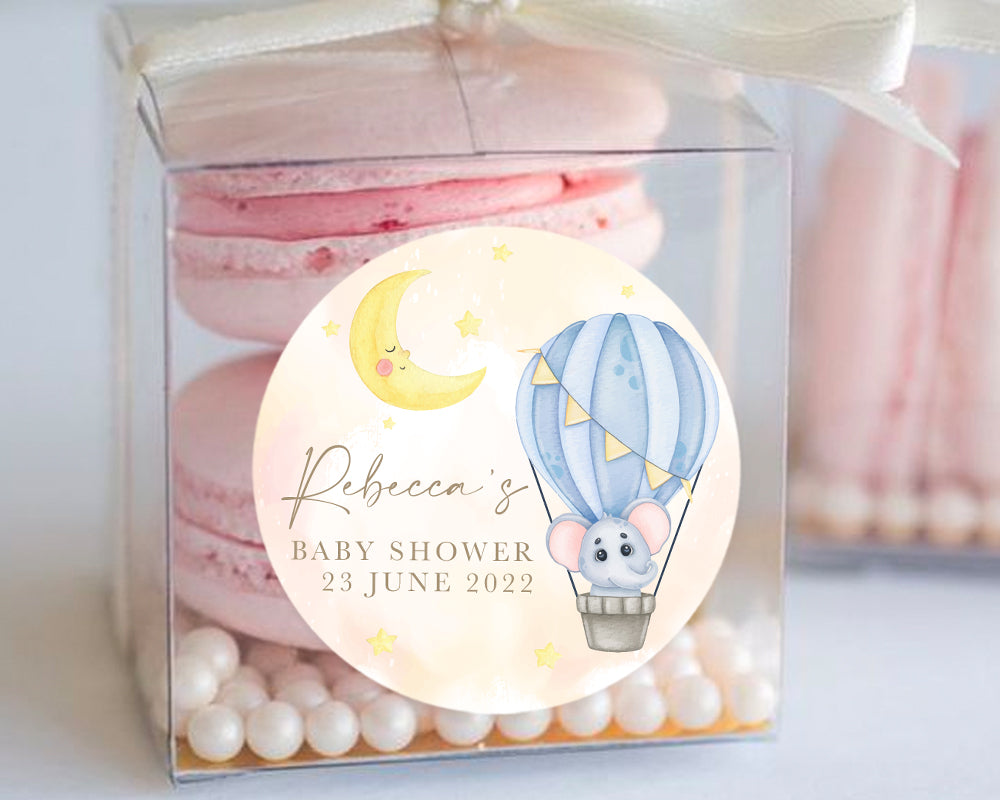 Hot air balloon elephant best sale baby shower