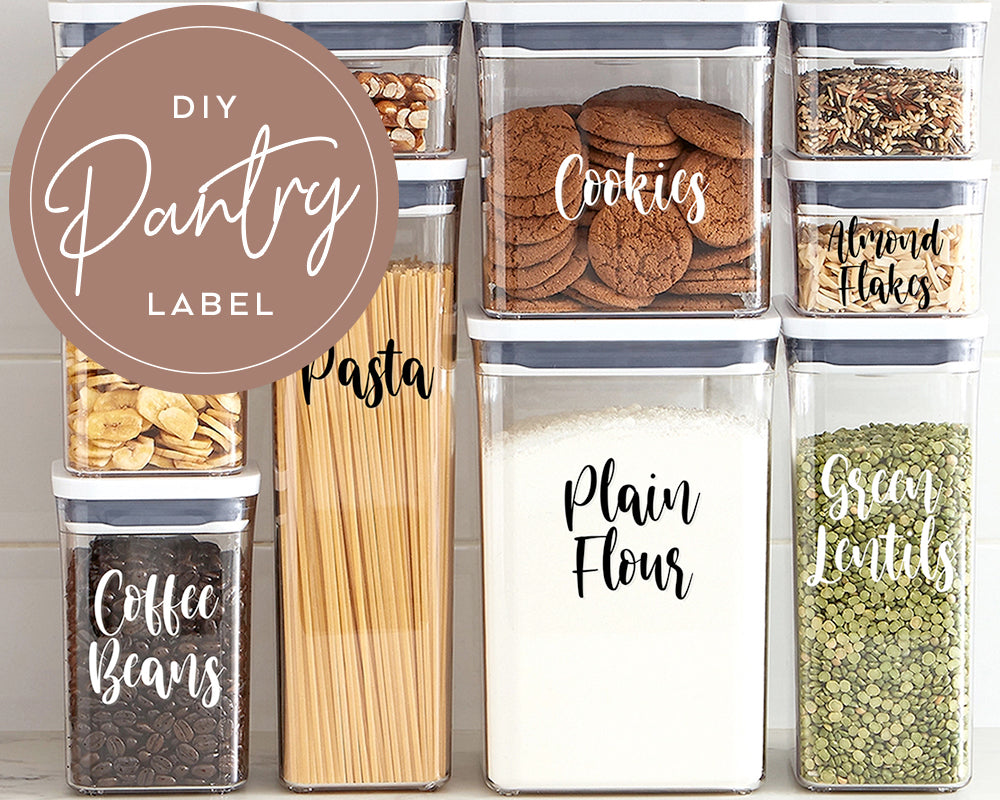 Personalised Pantry Labels Food Containers Labels Custom Made – Pantry Envy