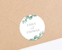 Load image into Gallery viewer, Watercolour Greenery Style Wedding Stickers
